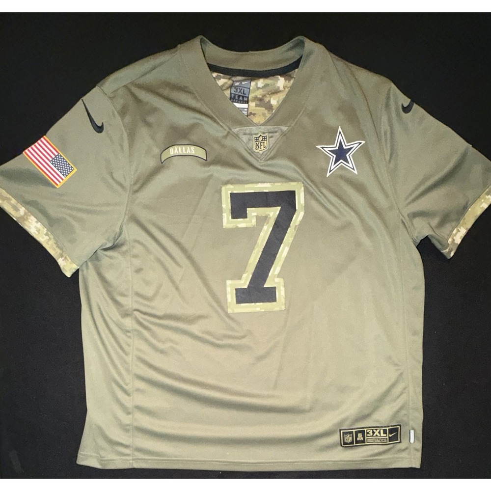 Nike Dallas Cowboys Trevon Diggs Salute To Service Limited Jersey Men's Size 3XL